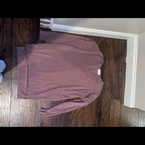 mauve sweater size small
